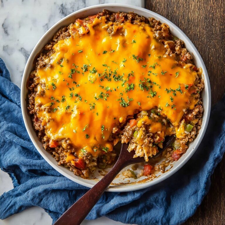 Cheesy Beef Breakfast Scramble Recipe