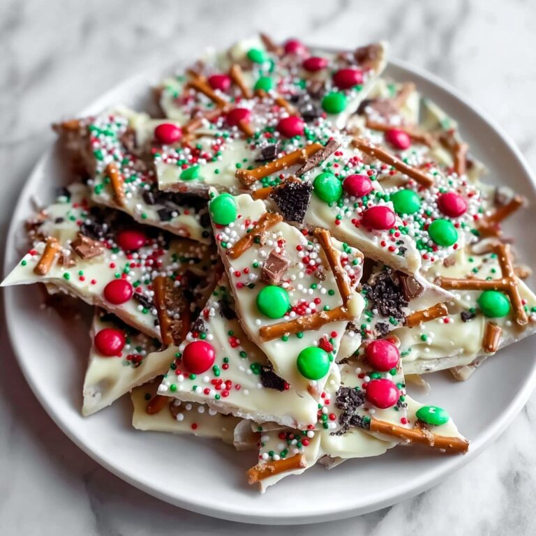 Christmas Oreo Mint Pretzel Bark Recipe