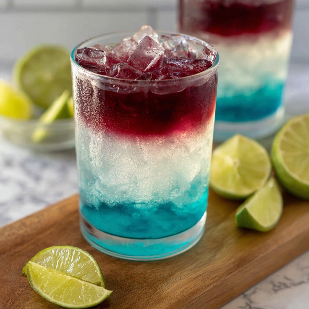Red, White, and Blue Margarita Recipe - Recipe Image
