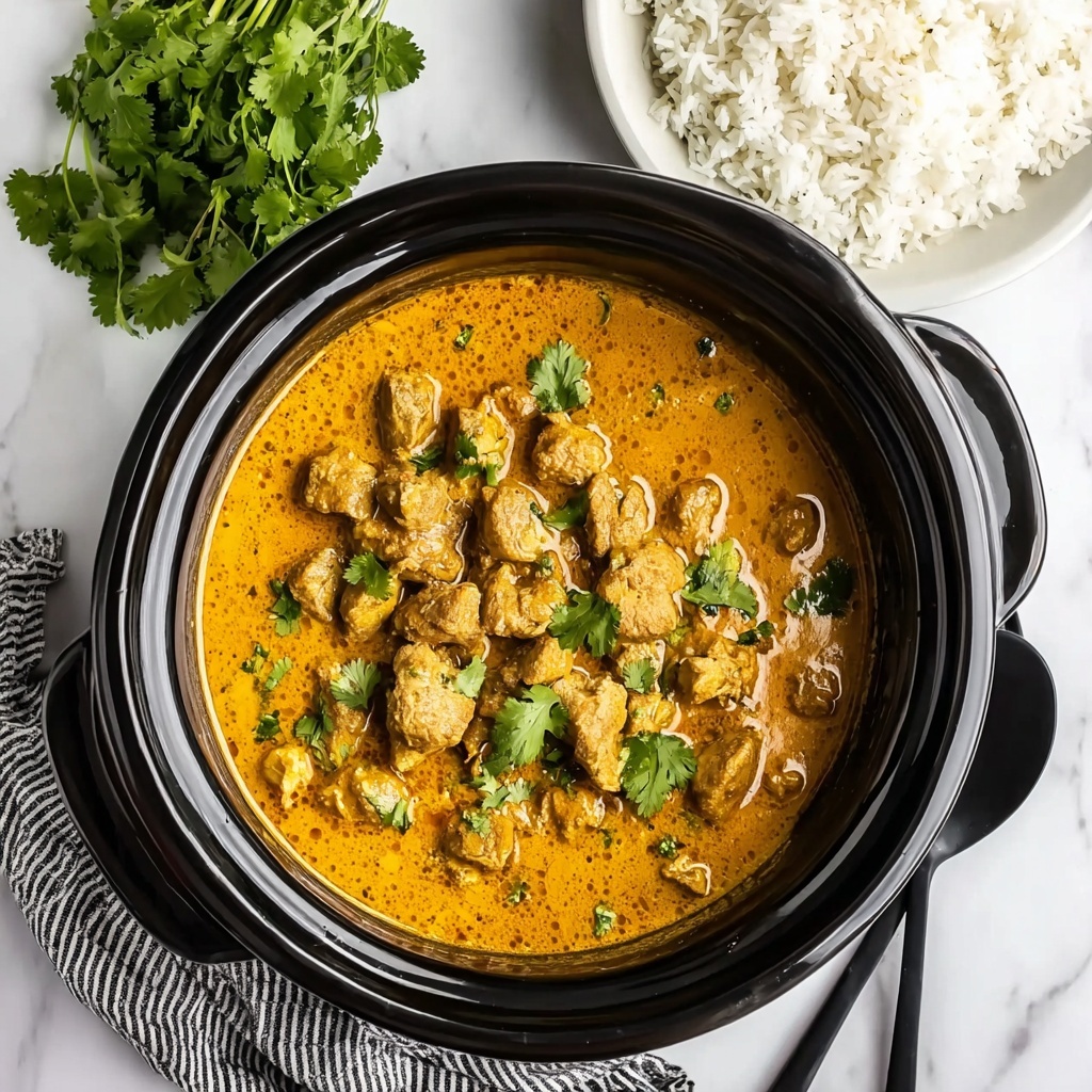 Creamy Crockpot Butter Chicken Recipe - Recipe Image