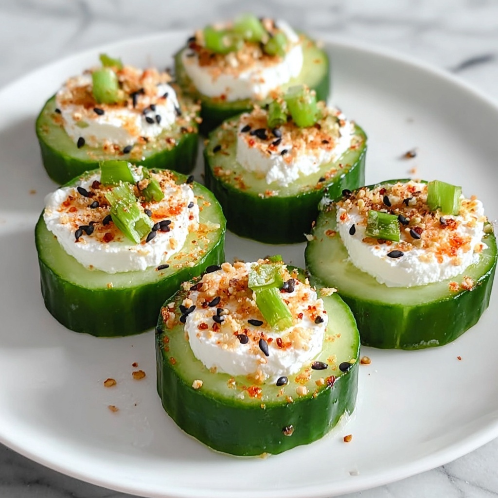 Everything Bagel Cucumber Bites Recipe - Recipe Image