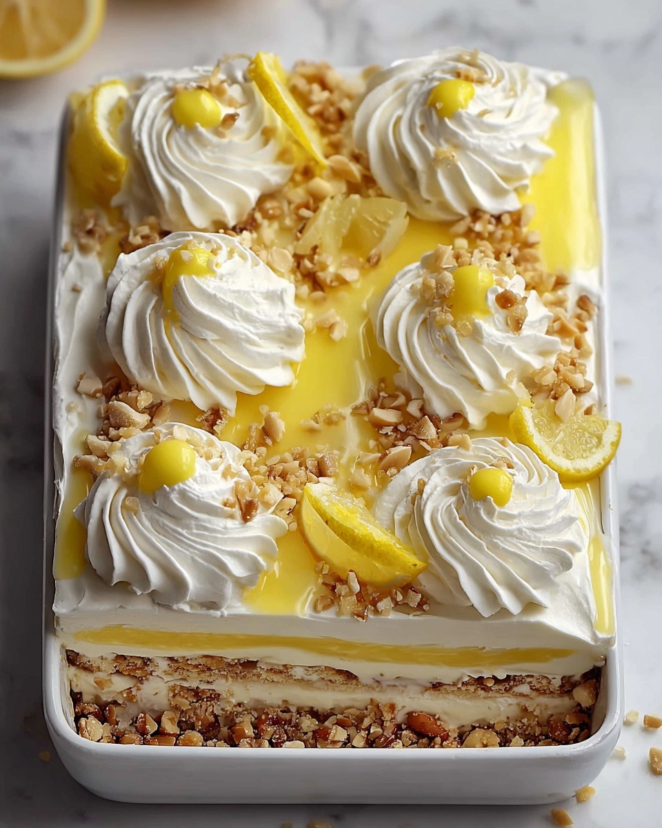 Lemon Pretzel Dessert Recipe - Recipe Image