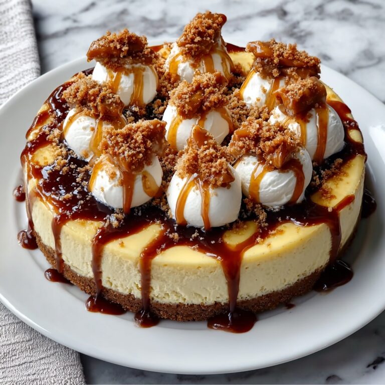 Decadent Baked Samoa Cheesecake with Caramel Drizzle Recipe