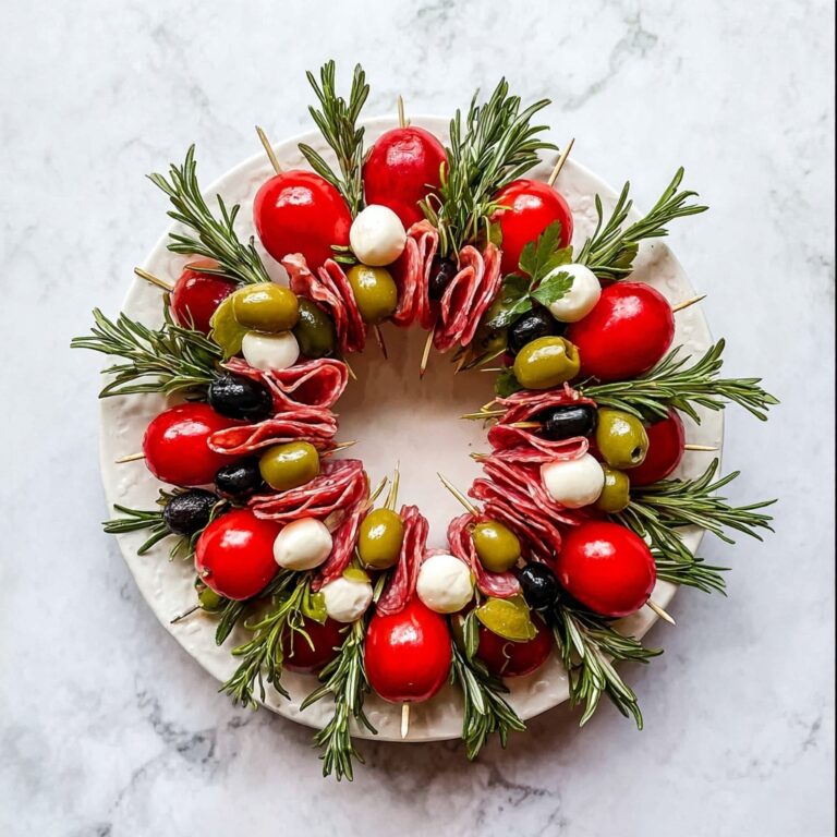 Christmas Antipasto Wreath Recipe