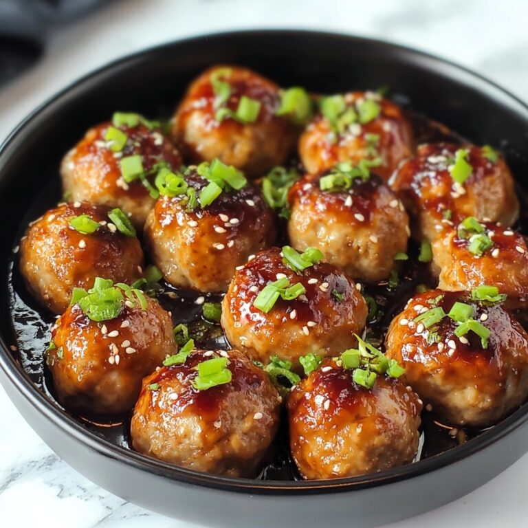 Teriyaki Chicken Meatballs Recipe