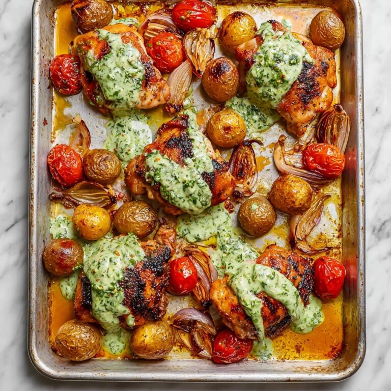 Roasted Harissa Chicken with Herb Yogurt Sauce Recipe