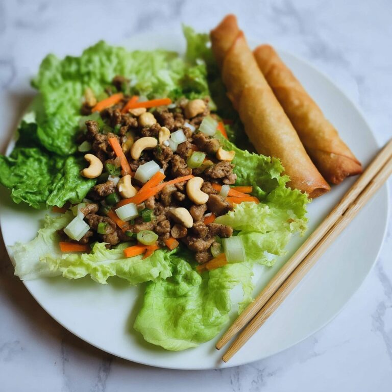 Easy Healthy Chicken Lettuce Wraps Recipe