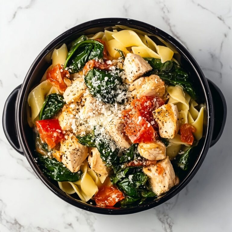 Creamy Spinach Chicken Pasta Recipe