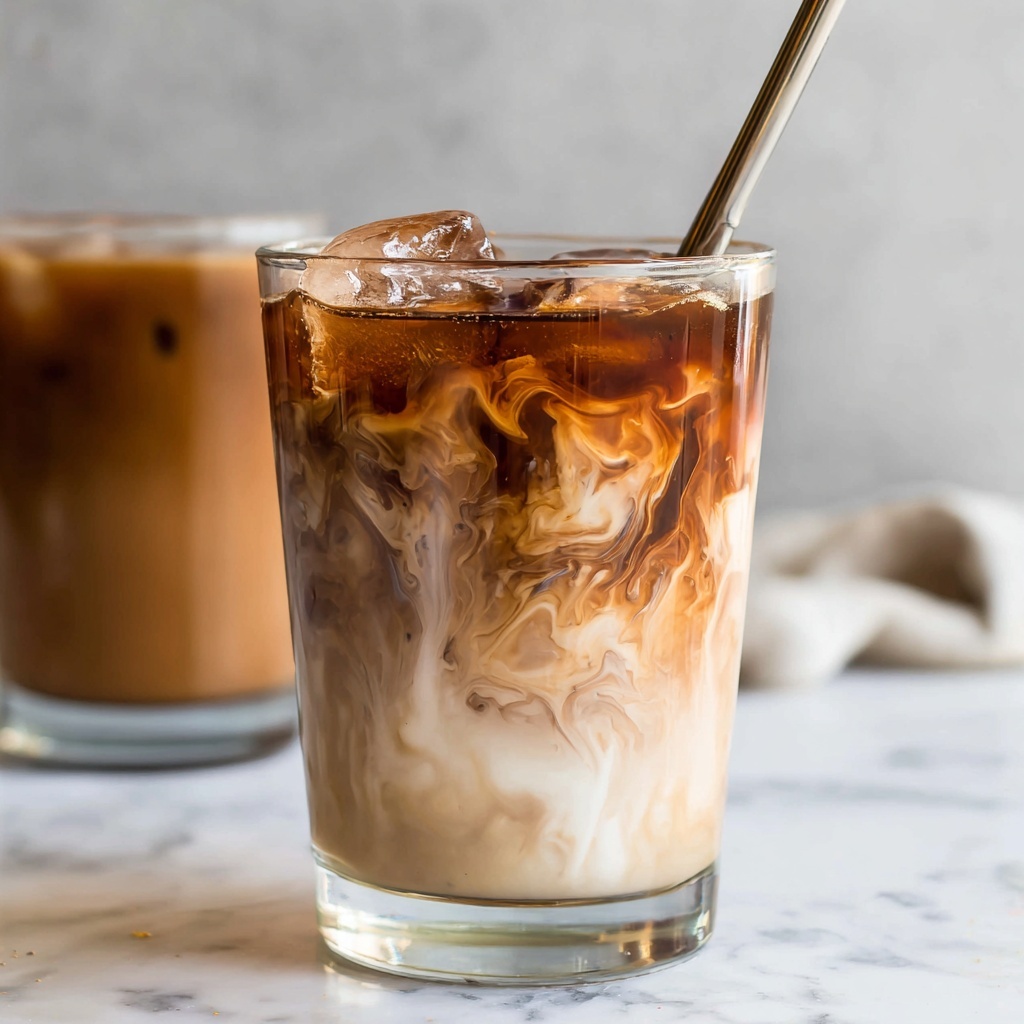 Iced Espresso with Brown Sugar Vanilla Syrup Recipe - Recipe Image