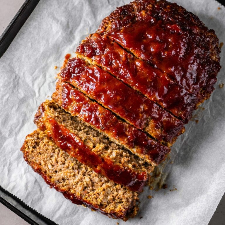Bacon-Infused Meatloaf with BBQ Glaze Recipe
