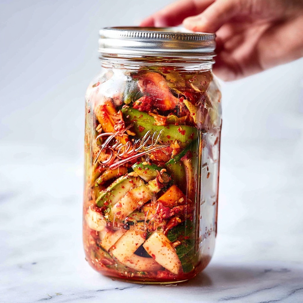 Quick Radish Kimchi Recipe - Recipe Image