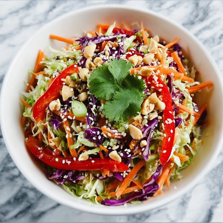 Crunchy Asian Cabbage Slaw with Sesame Dressing Recipe