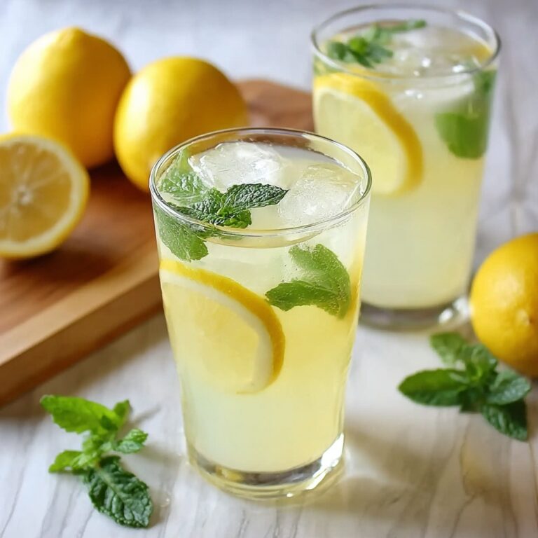 Refreshing Mint Lemonade Recipe