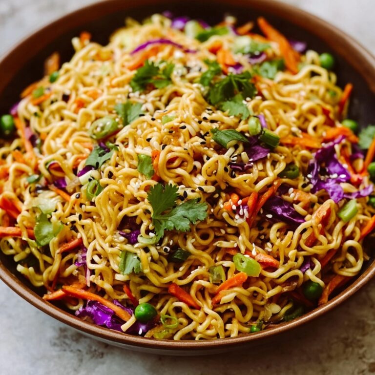 Crunchy Asian Ramen Noodle Salad Recipe