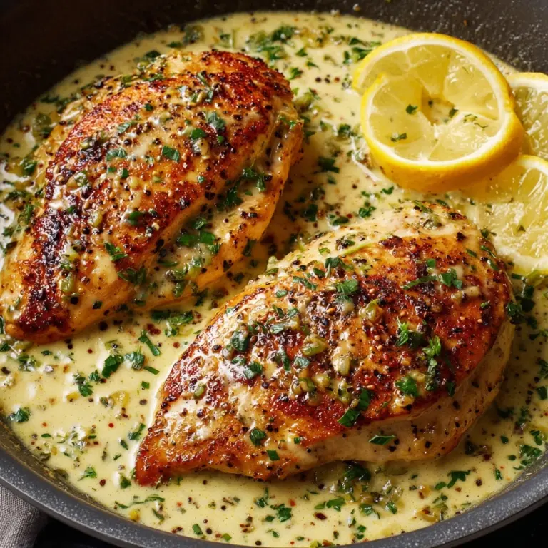 Creamy Lemon Parmesan Chicken Recipe