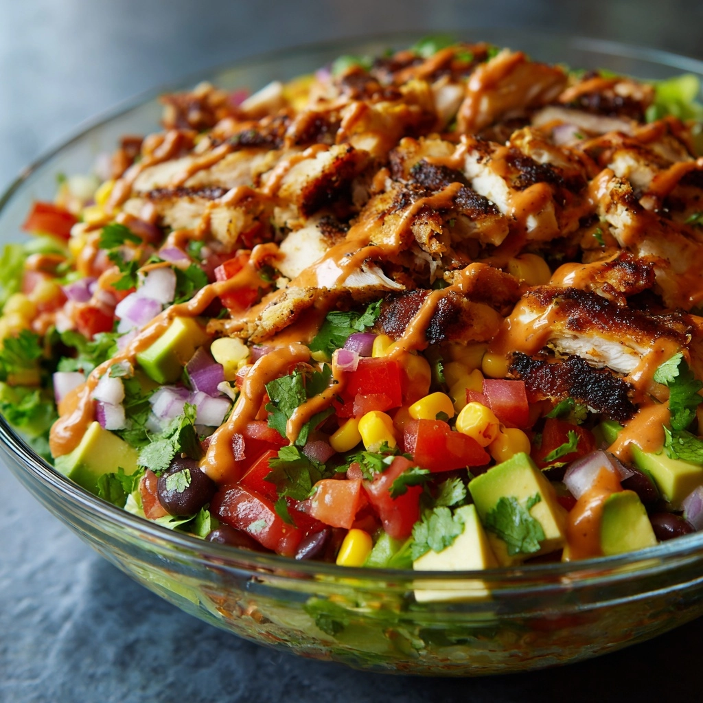Quick Southwest Chicken Salad Recipe - Recipe Image