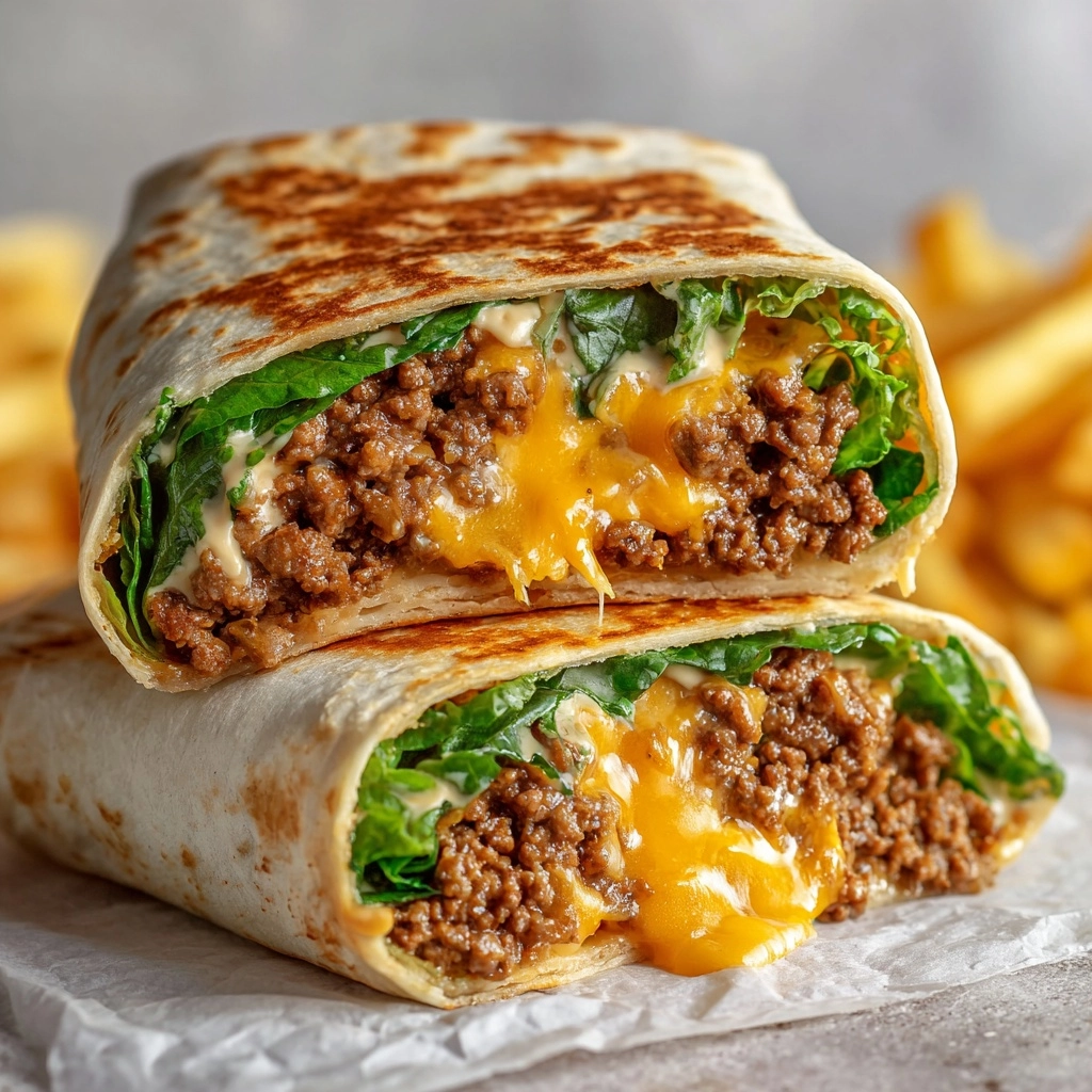 Big Mac Wraps Recipe - Recipe Image