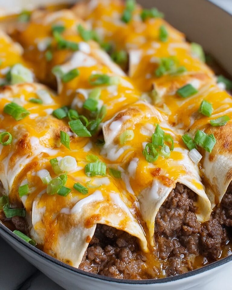 Cheesy Beef Taco Roll Ups Recipe