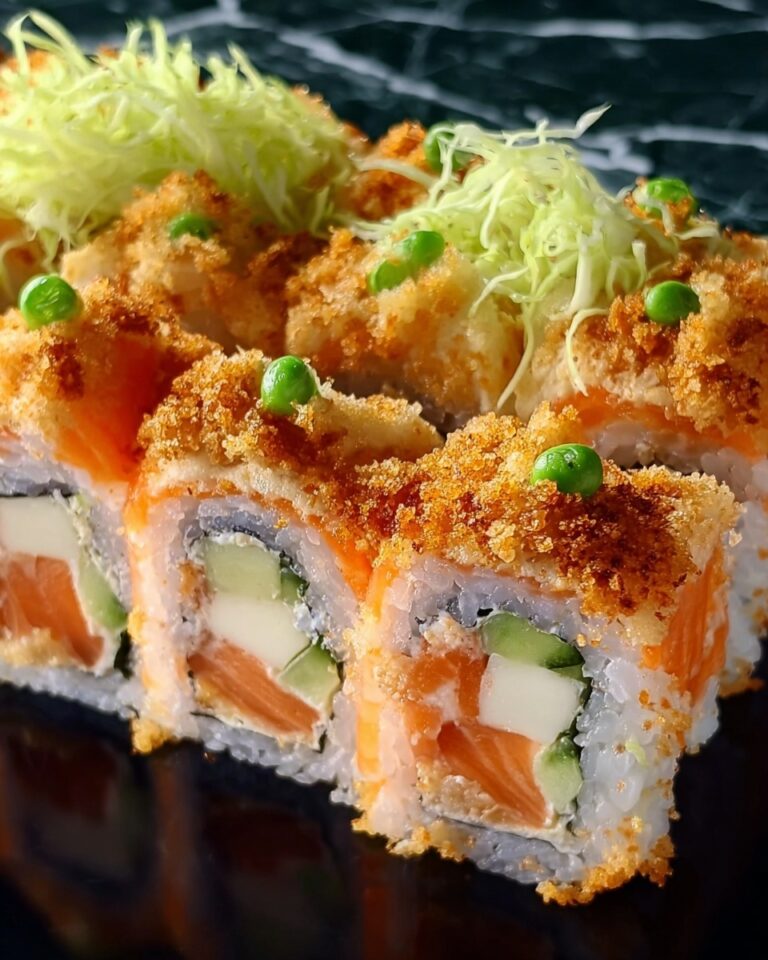 Crunchy Salmon Roll Recipe