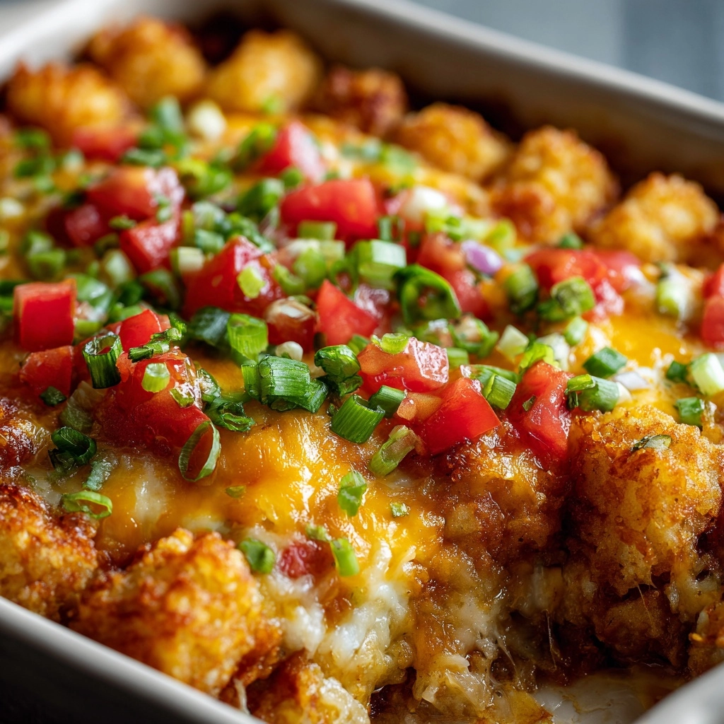 Tater Tot Breakfast Casserole Recipe - Recipe Image