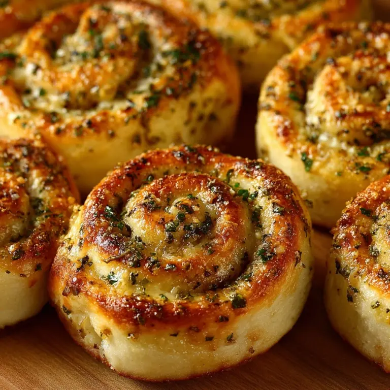Garlic Bread Roll Ups Recipe