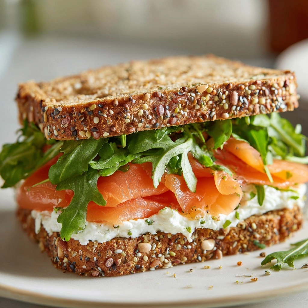 Smoked Salmon Sandwich Recipe - Recipe Image