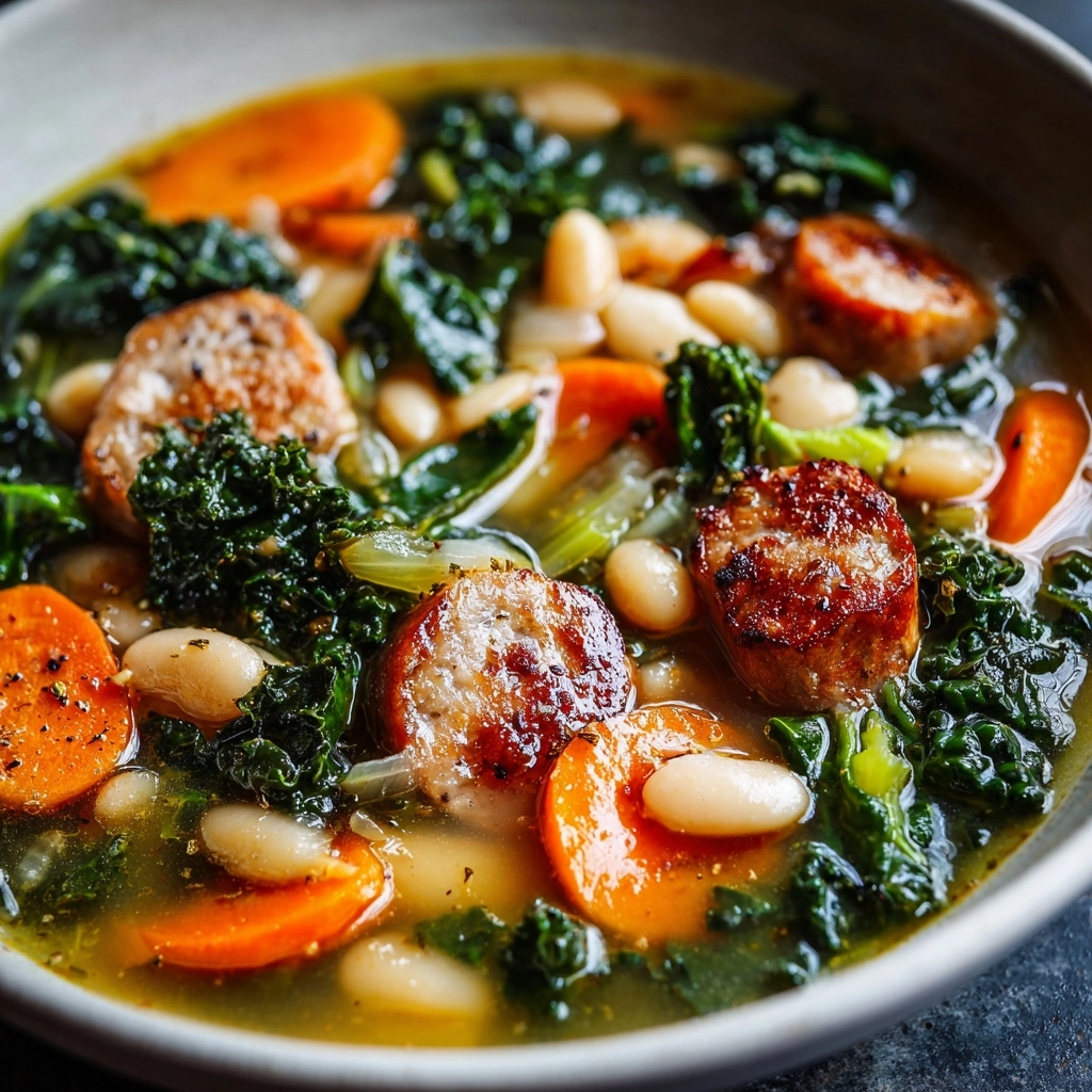 Italian Sausage Stew with White Beans Recipe - Recipe Image