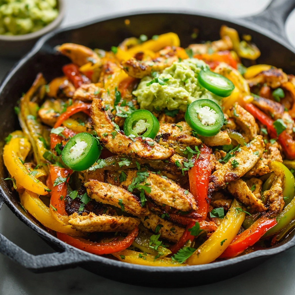 One-Pan Chicken Fajitas Recipe - Recipe Image
