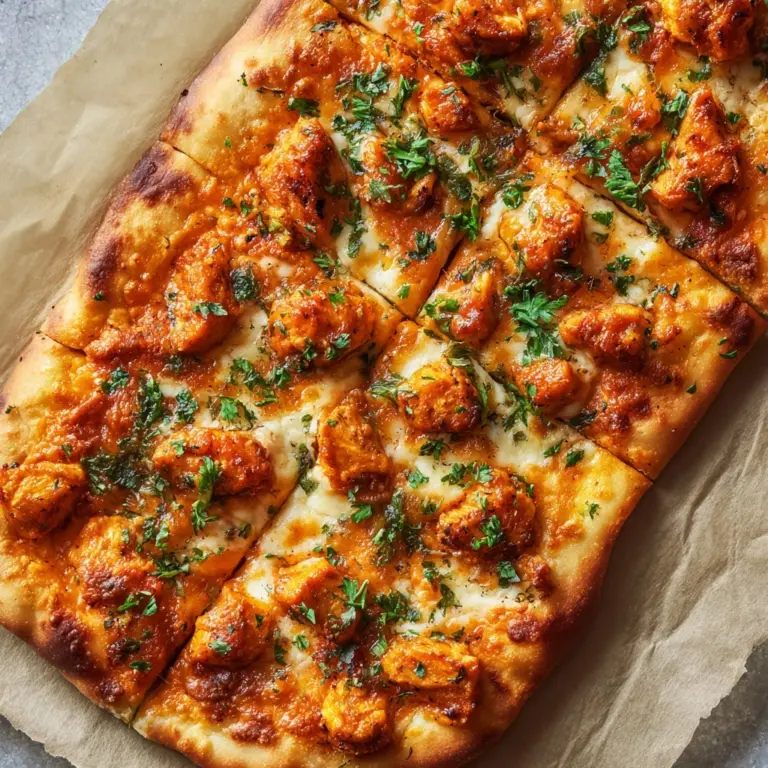 Buffalo Chicken Flatbread Recipe