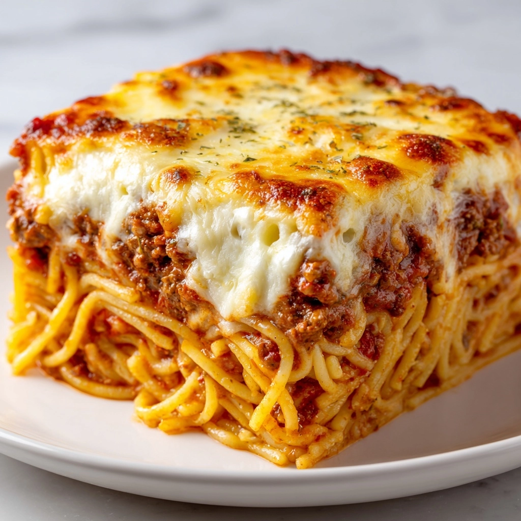 Italian-Style Spaghetti Bake Recipe - Recipe Image