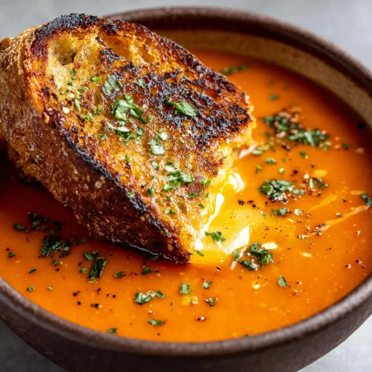 Roasted Tomato Basil Soup Recipe