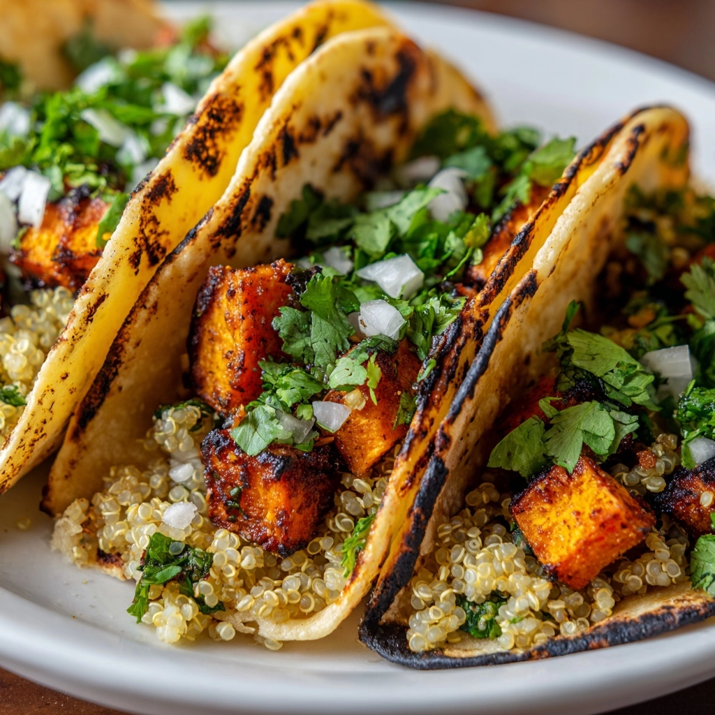 Chipotle Sweet Potato Quinoa Tacos Recipe - Recipe Image