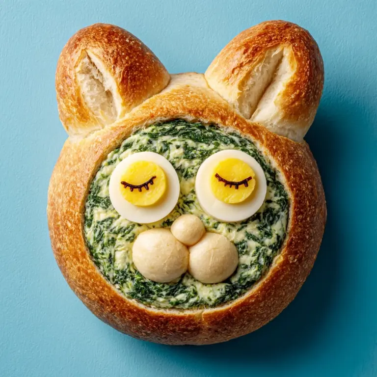 Easter Bunny Spinach Dip Recipe