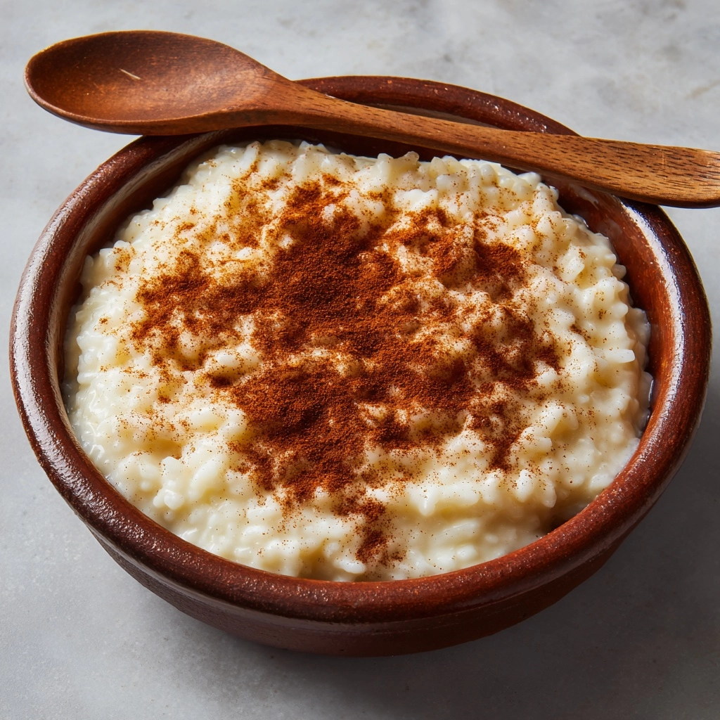 Comforting Creamy Rice Pudding with Cinnamon Recipe - Recipe Image
