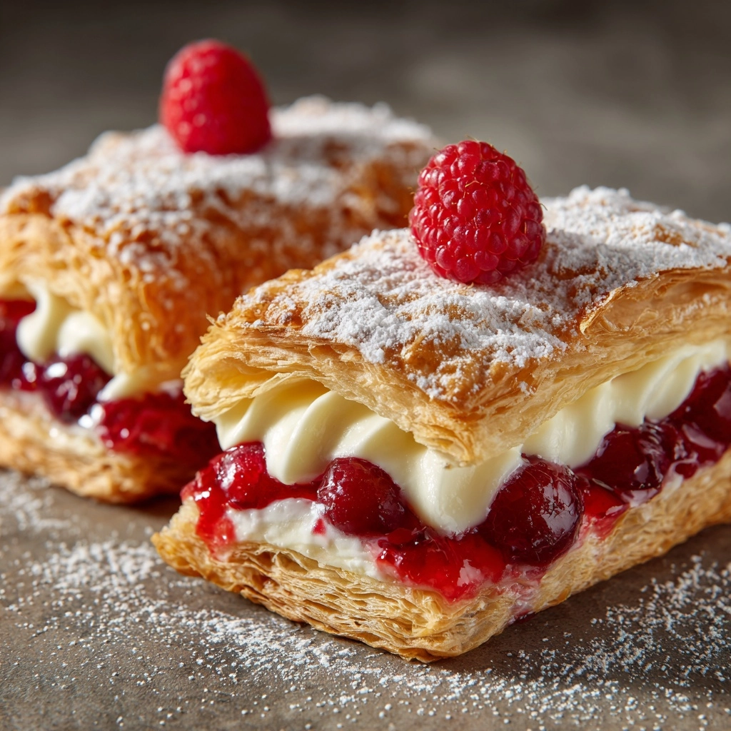 Cream Cheese and Berry Danish Pastries Recipe - Recipe Image