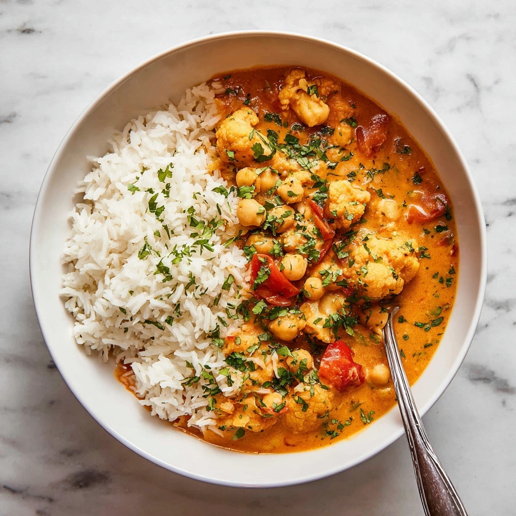 Cauliflower Chickpea Curry Recipe - Recipe Image