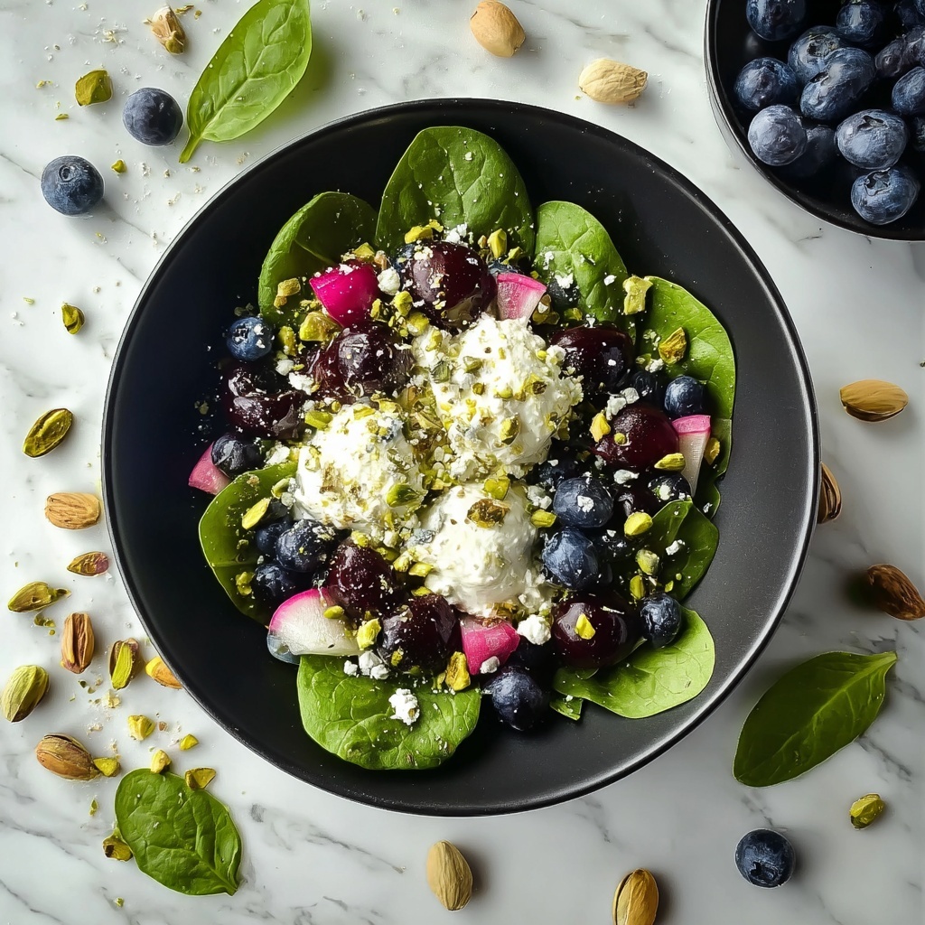 Blueberry Pistachio Spring Salad Recipe - Recipe Image
