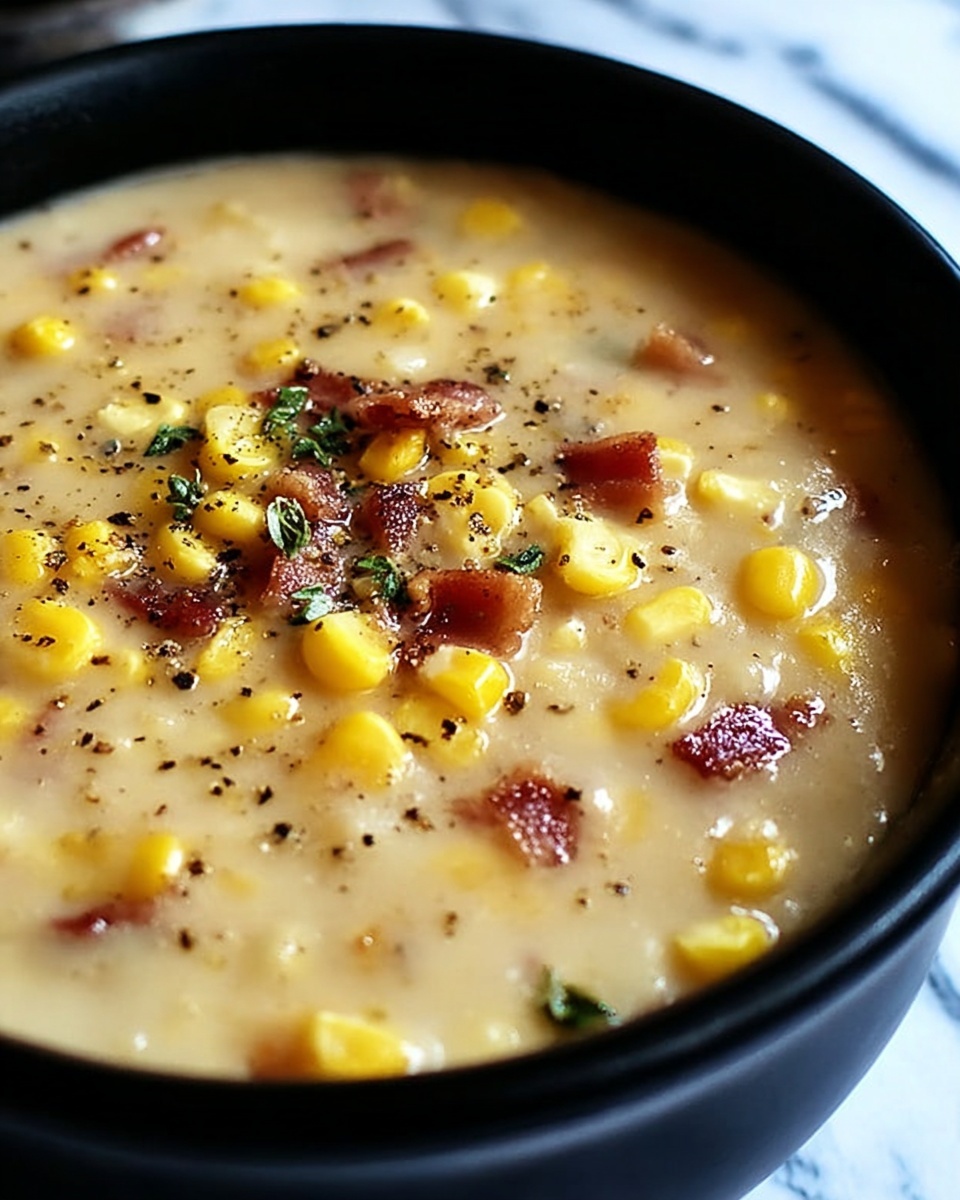 Slow Cooker Amish Corn Chowder Recipe - Recipe Image