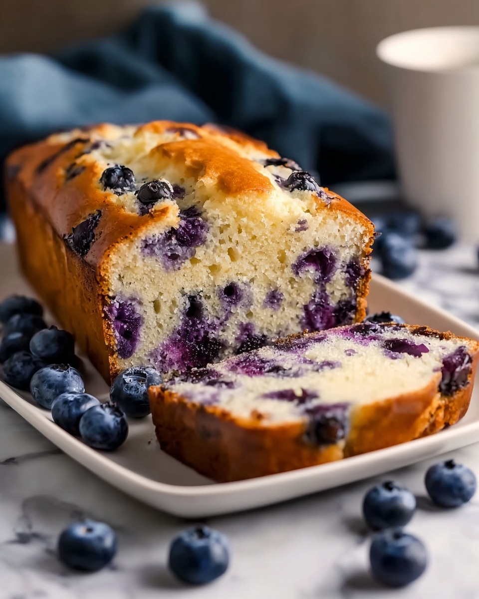 Blueberry Cream Cheese Bread Recipe - Recipe Image