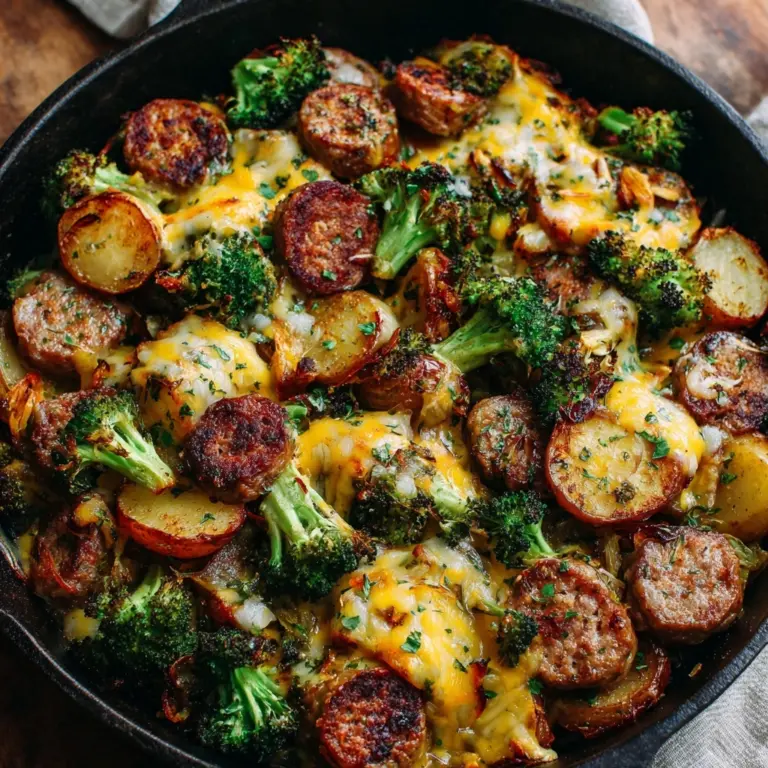 Sausage Potato Broccoli Skillet Recipe