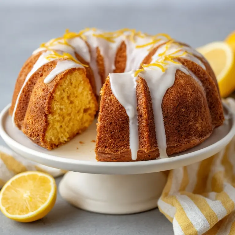 Italian Lemon Pound Cake Recipe