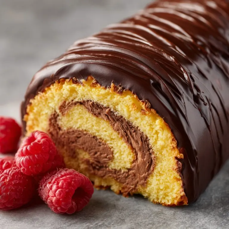 Chocolate Raspberry Swiss Roll Recipe