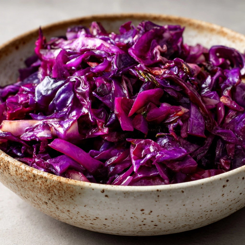 Roasted Red Cabbage with Balsamic Glaze Recipe - Recipe Image