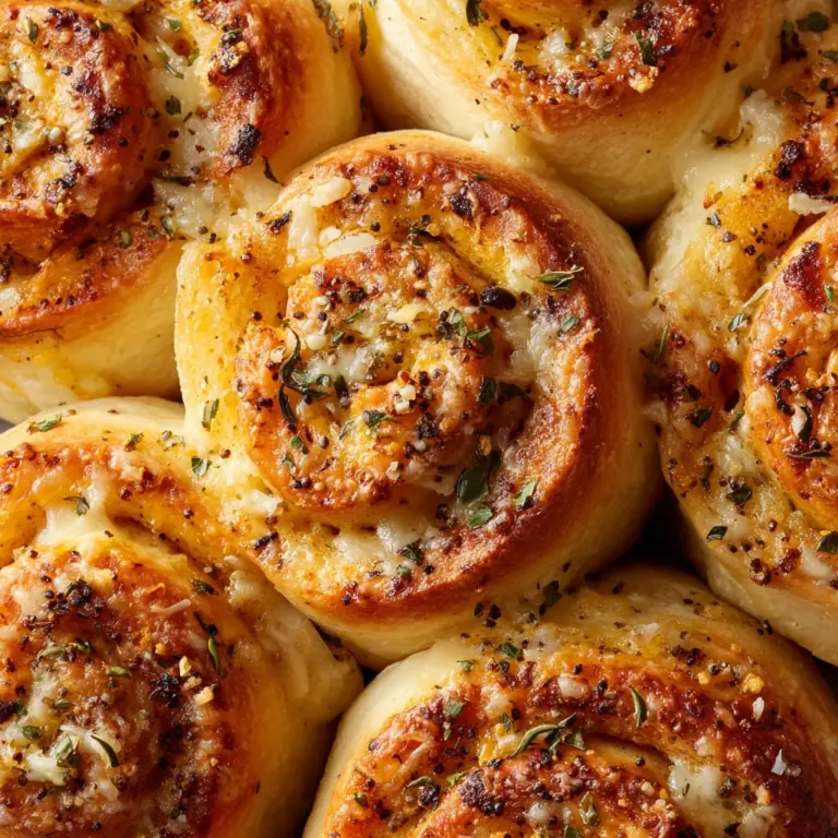 Homemade Garlic Cheese Rolls Recipe