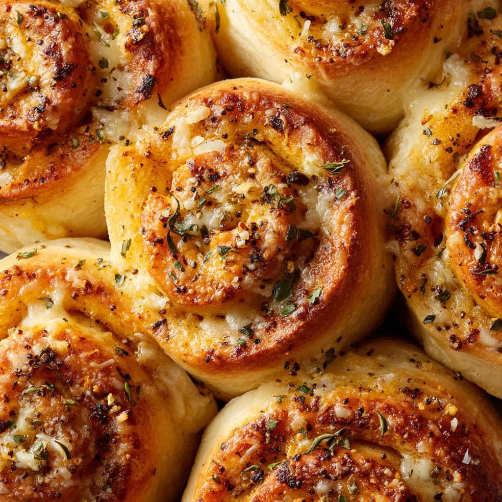 Homemade Garlic Cheese Rolls Recipe - Recipe Image