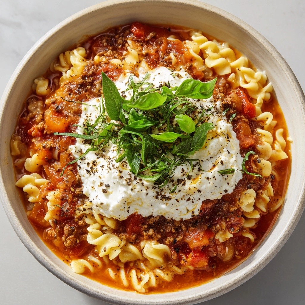 Easy Lasagna Soup Recipe - Recipe Image
