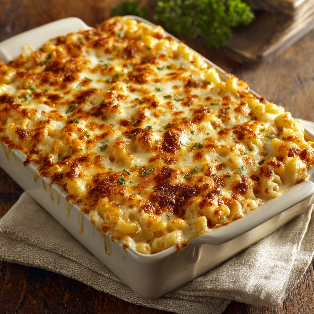 Southern Baked Macaroni and Cheese Recipe - Recipe Image