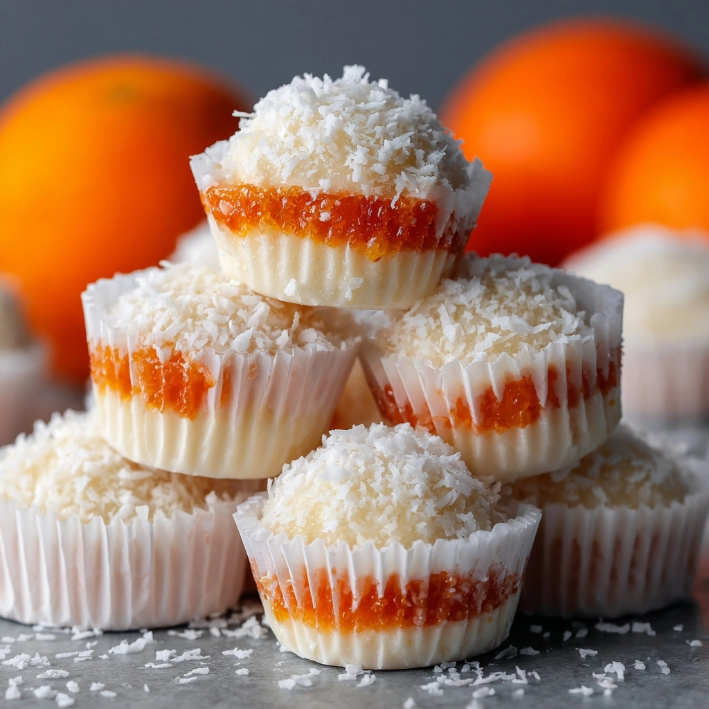 No-Bake Orange Creamsicle Truffles Recipe - Recipe Image