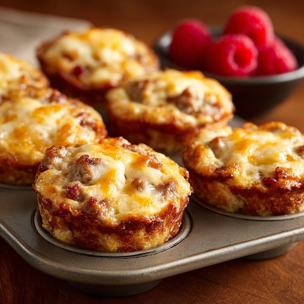 Protein Pancake Sausage Muffins Recipe - Recipe Image