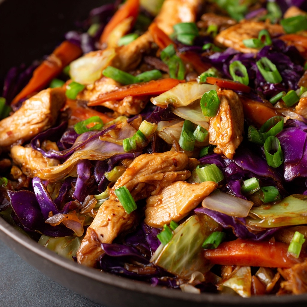 Chicken and Cabbage Stir-Fry Recipe - Recipe Image